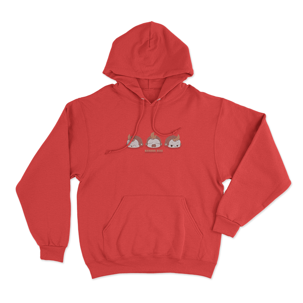 Banana Bids Unisex Hoodie Red Banana Bids Unisex Hoodie Red
