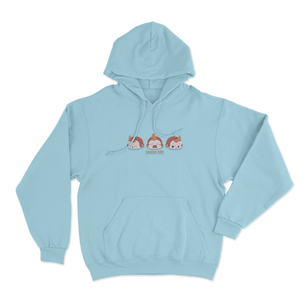 Banana Bids Unisex Hoodie Sky Blue Banana Bids Unisex Hoodie Sky Blue
