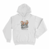 Monke Cycling Club Unisex Hoodie White