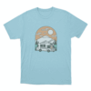 Monke Van Life Unisex T Shirt Sky Blue