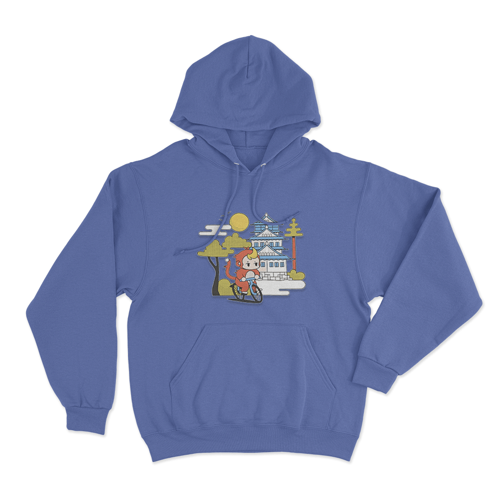 Out For A Ride Unisex Hoodie Blue Out For A Ride Unisex Hoodie Blue