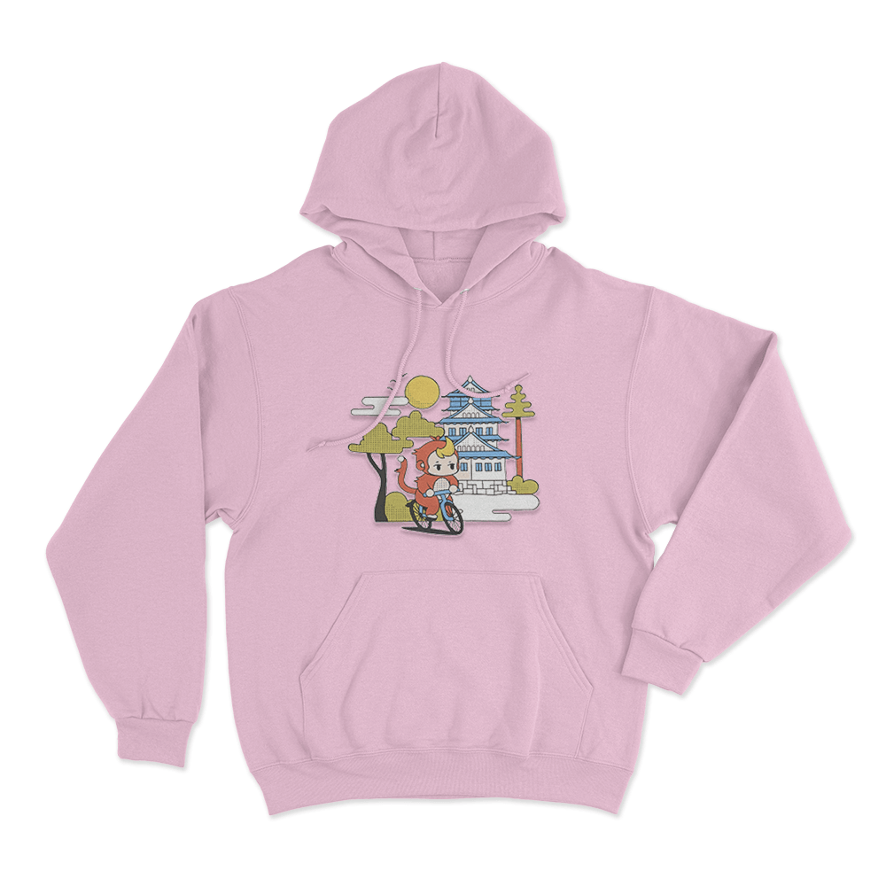 Out For A Ride Unisex Hoodie Pink Out For A Ride Unisex Hoodie Pink