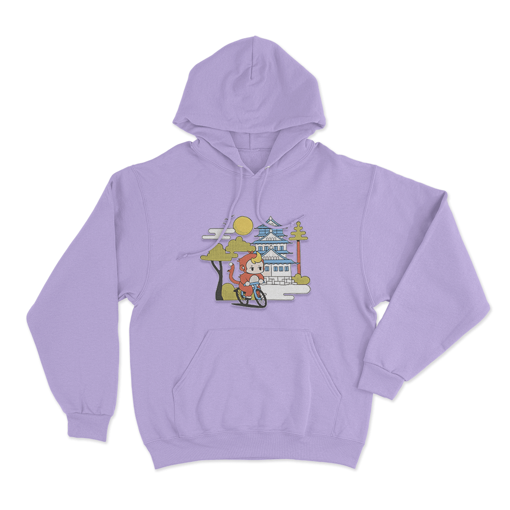Out For A Ride Unisex Hoodie Purple Out For A Ride Unisex Hoodie Purple