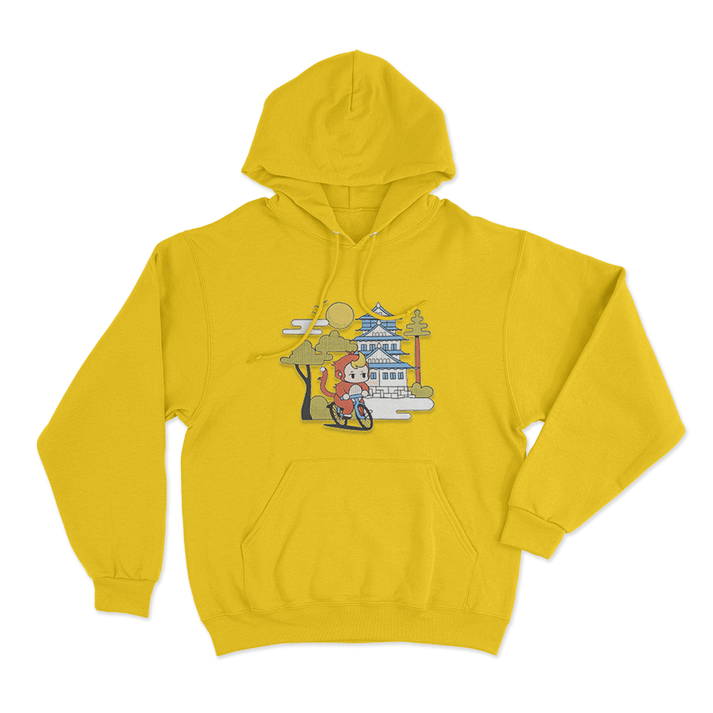 Out For A Ride Unisex Hoodie Yellow Out For A Ride Unisex Hoodie Yellow