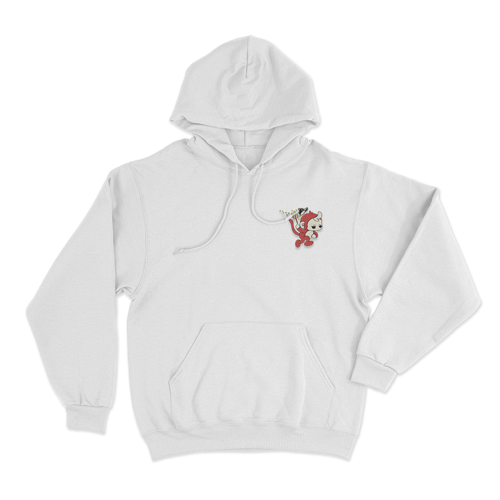 Sparkler Monke Unisex Hoodie White Sparkler Monke Unisex Hoodie White
