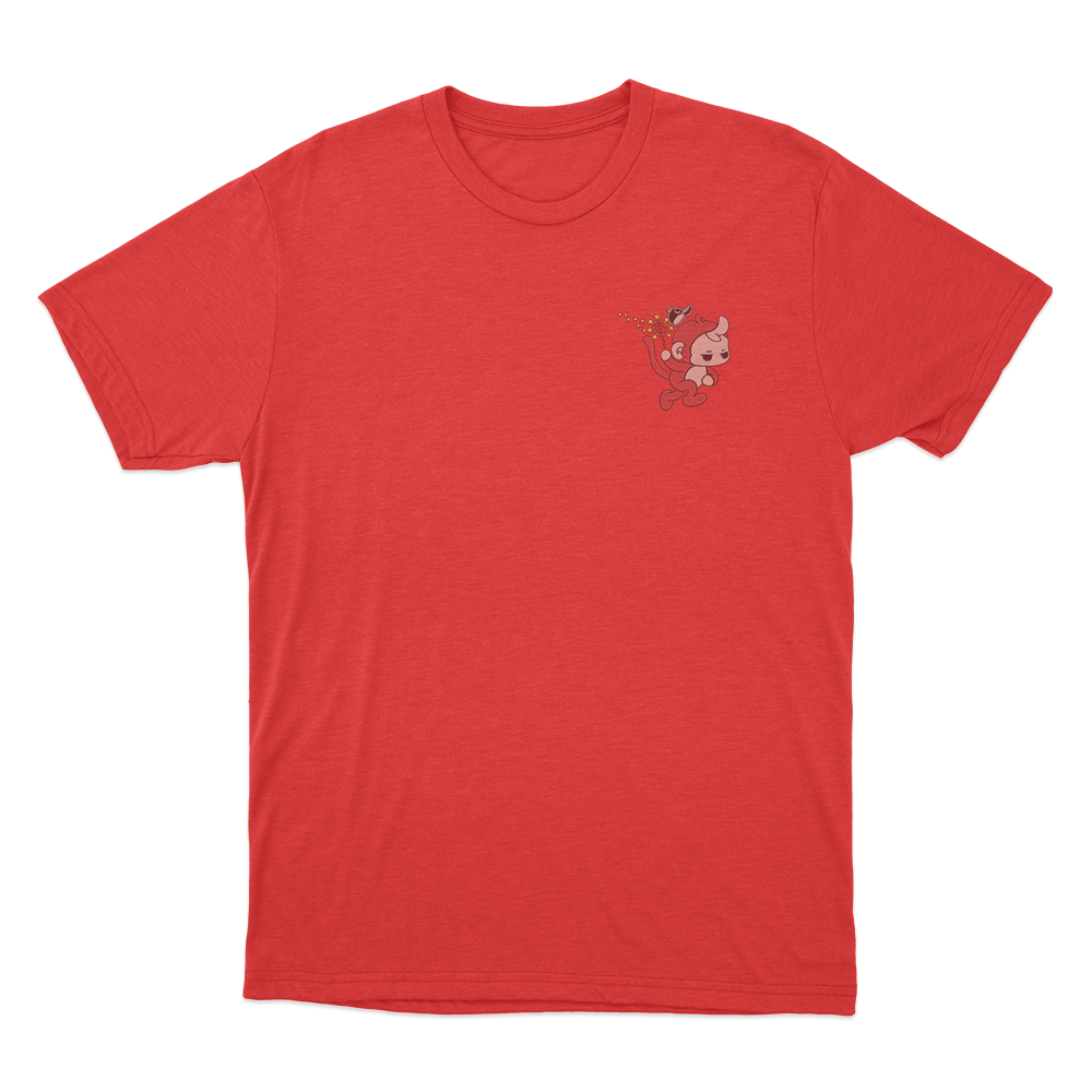 Sparkler Monke Unisex T Shirt Red Sparkler Monke Unisex T Shirt Red