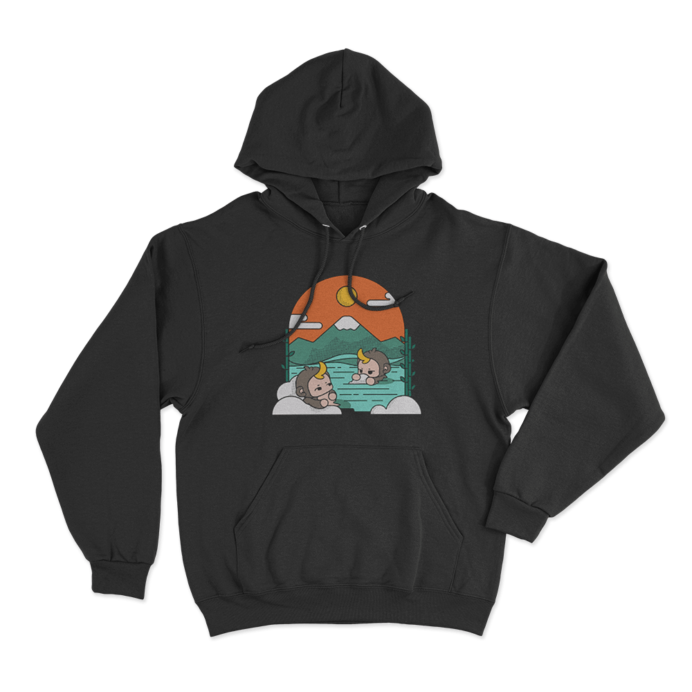 The Tranquil Unisex Hoodie Black The Tranquil Unisex Hoodie Black