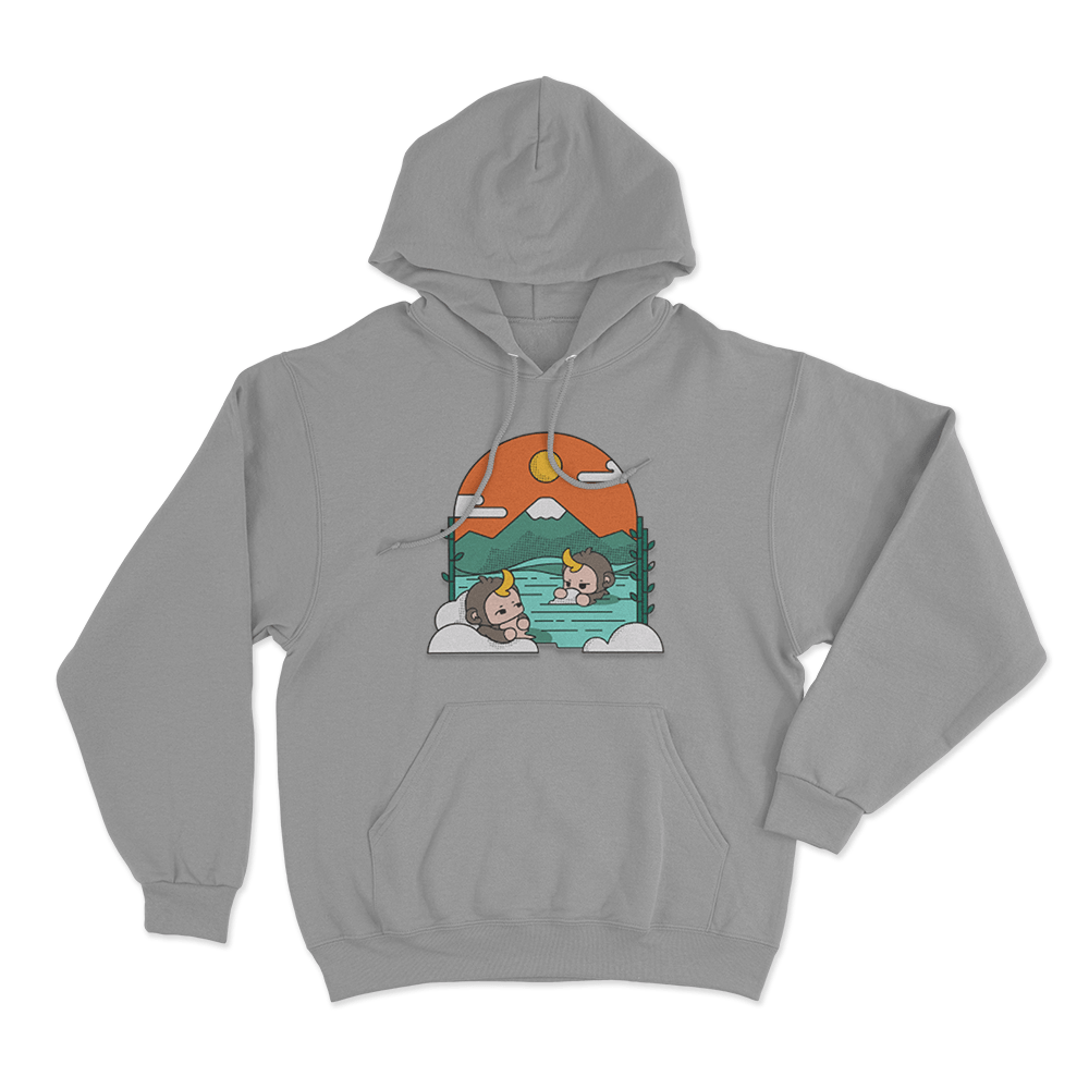 The Tranquil Unisex Hoodie Grey The Tranquil Unisex Hoodie Grey