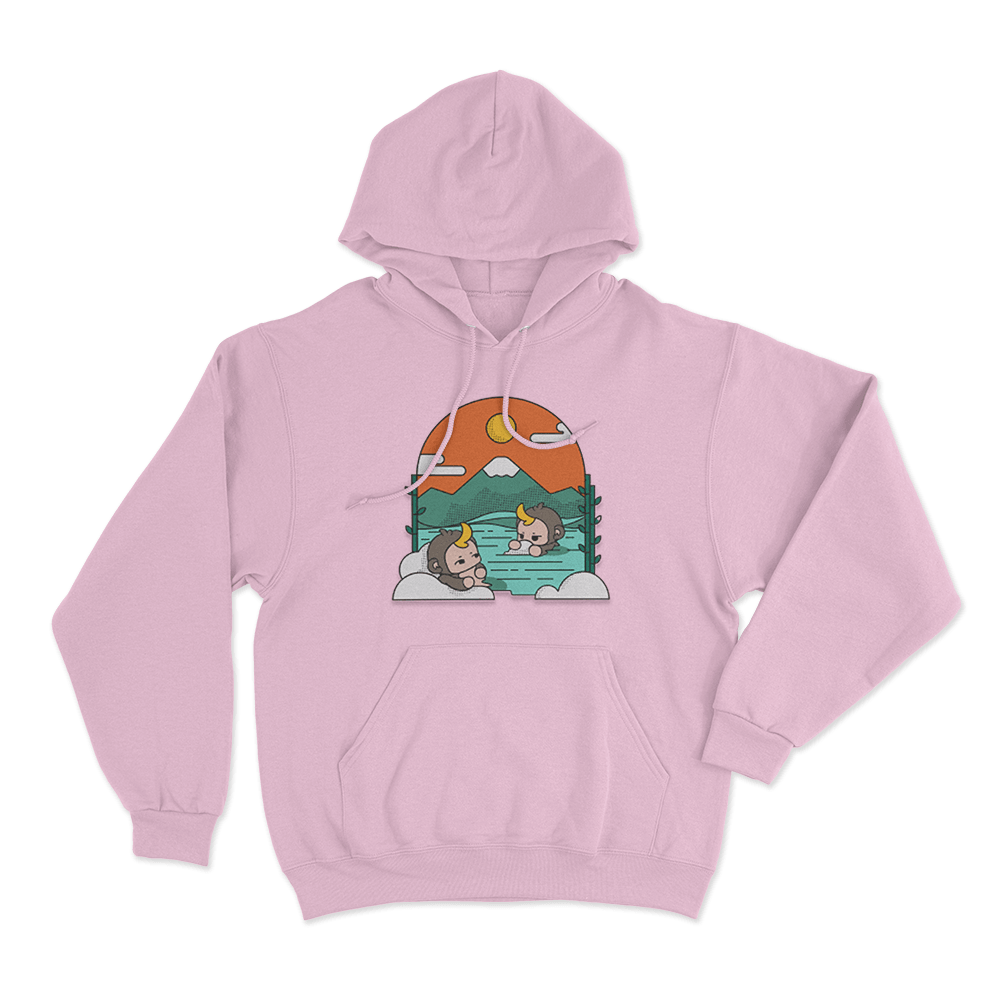 The Tranquil Unisex Hoodie Pink The Tranquil Unisex Hoodie Pink