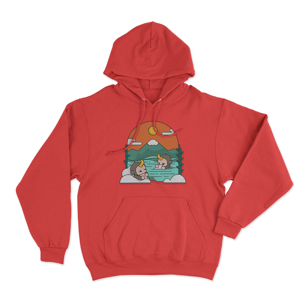 The Tranquil Unisex Hoodie Red The Tranquil Unisex Hoodie Red