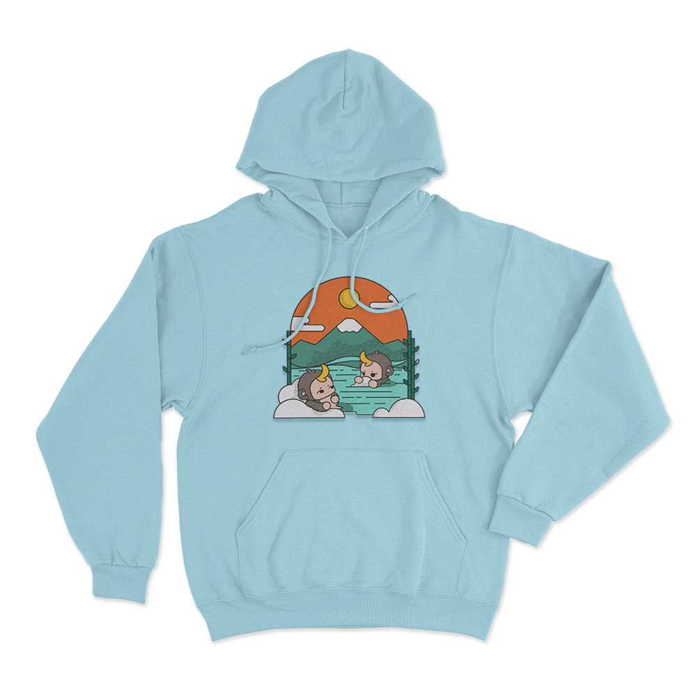 The Tranquil Unisex Hoodie Sky Blue The Tranquil Unisex Hoodie Sky Blue